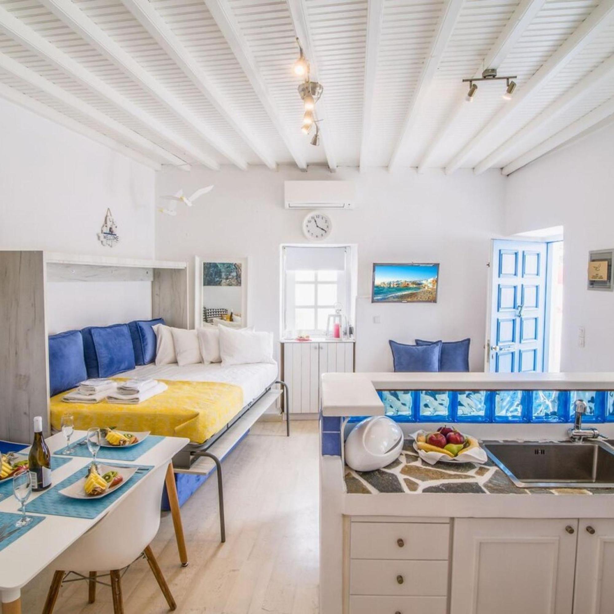 Διαμέρισμα Like A White Seagull In Mykonos! *